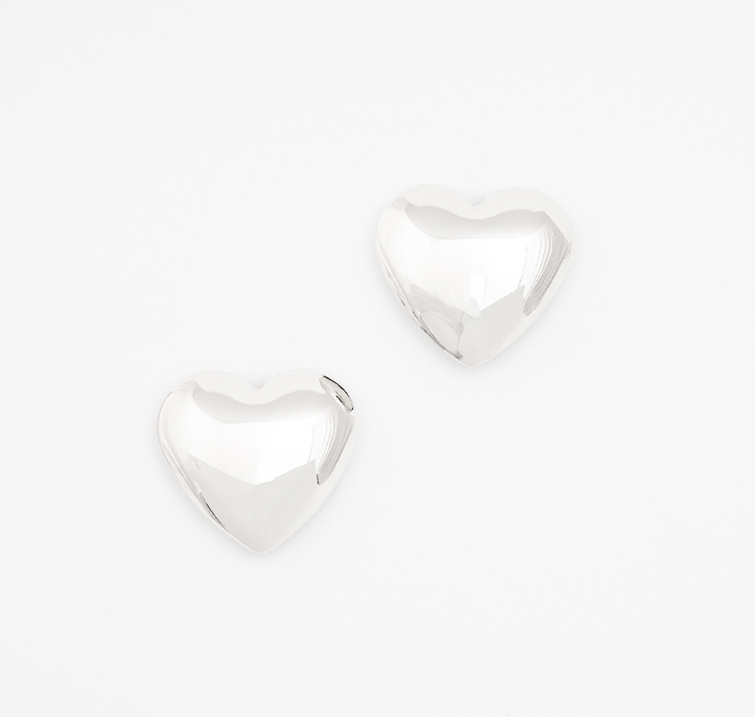 Серьги Мармалато, цвет Белое серебро #1