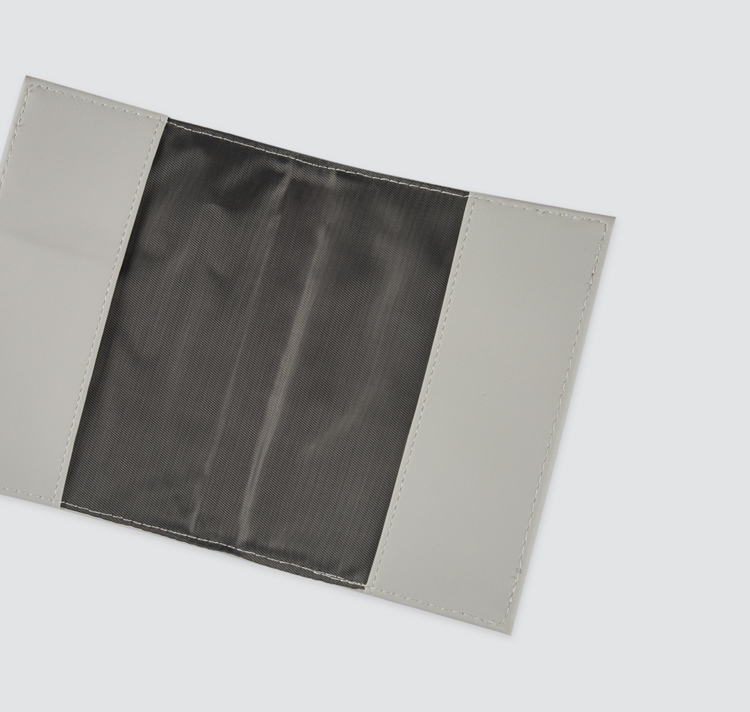Обложка для паспорта Мармалато, цвет Серый-серебро #2