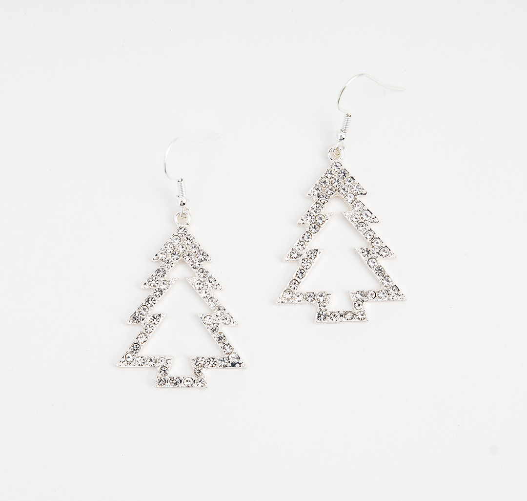 Серьги Мармалато, цвет Белое серебро-прозрачный #1