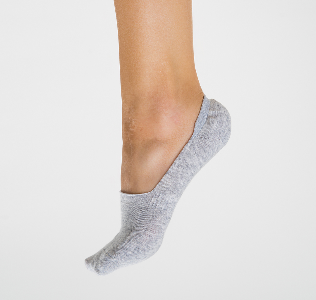 Носки (2 пары) Мармалато, цвет Серый меланж-молочный меланж #5