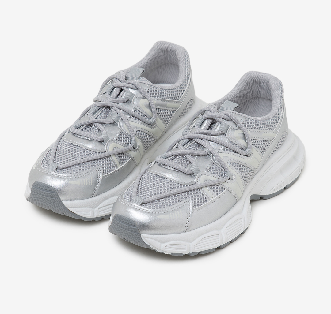 Кроссовки Мармалато, цвет Серебряный-молочный #2