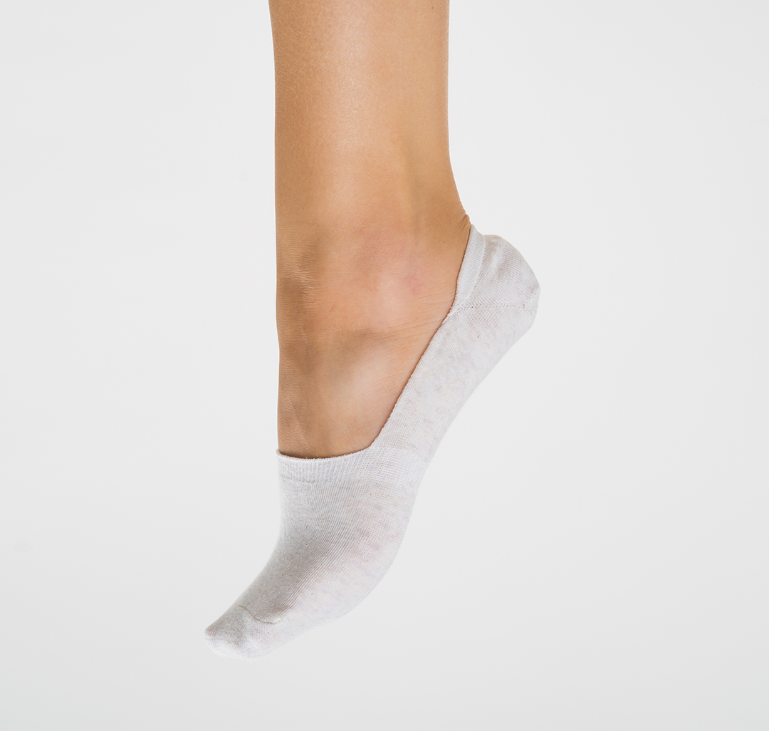 Носки (2 пары) Мармалато, цвет Серый меланж-молочный меланж #6