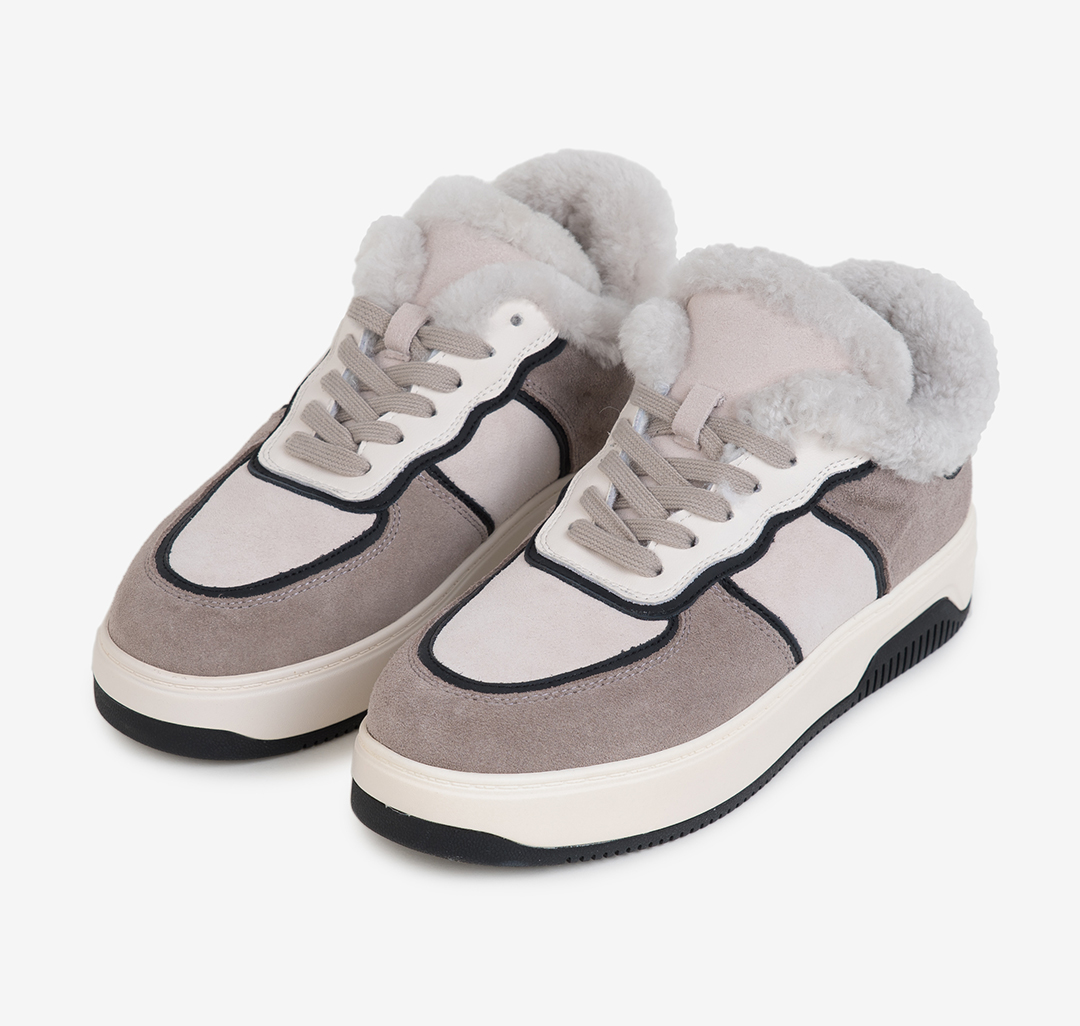 Кеды Мармалато, цвет Бежевый-черный #2