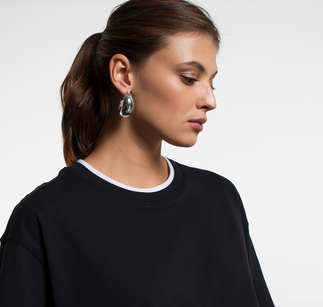 Серьги Мармалато, цвет Белое серебро #4