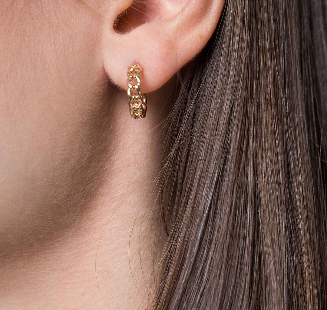 Набор серег (6 пар) Мармалато, цвет Золото-прозрачный #3