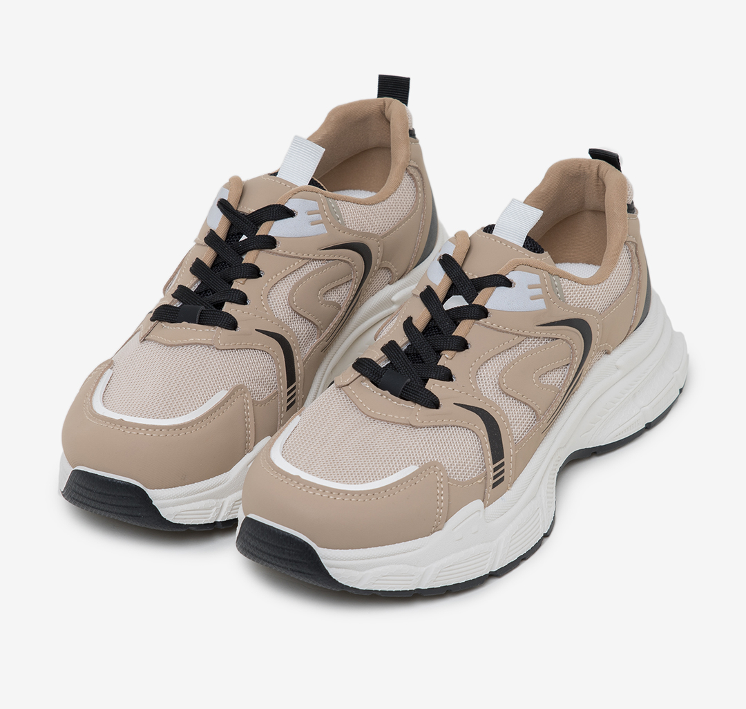 Кроссовки Мармалато, цвет Бежевый-молочный-черный #2