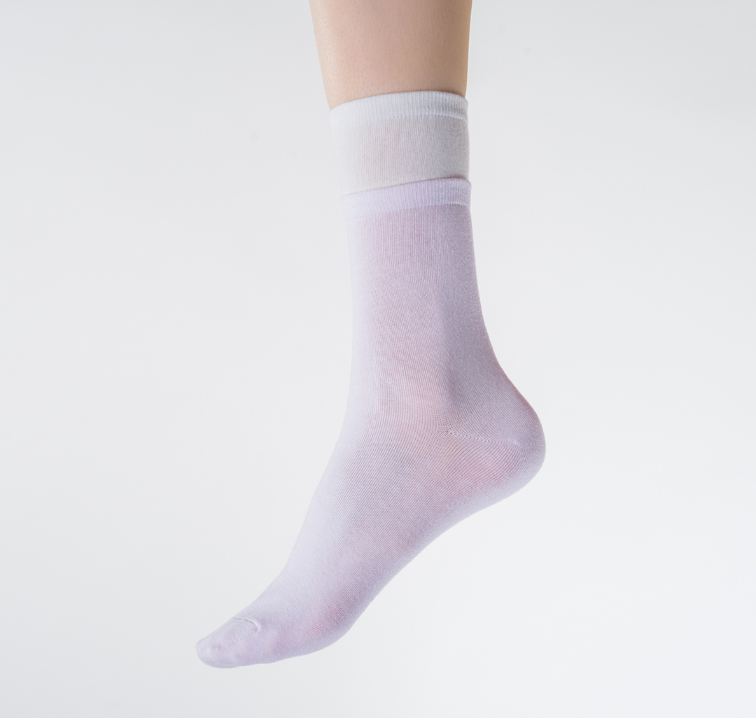 Носки (1 пара) Мармалато, цвет Розовый-белый #2