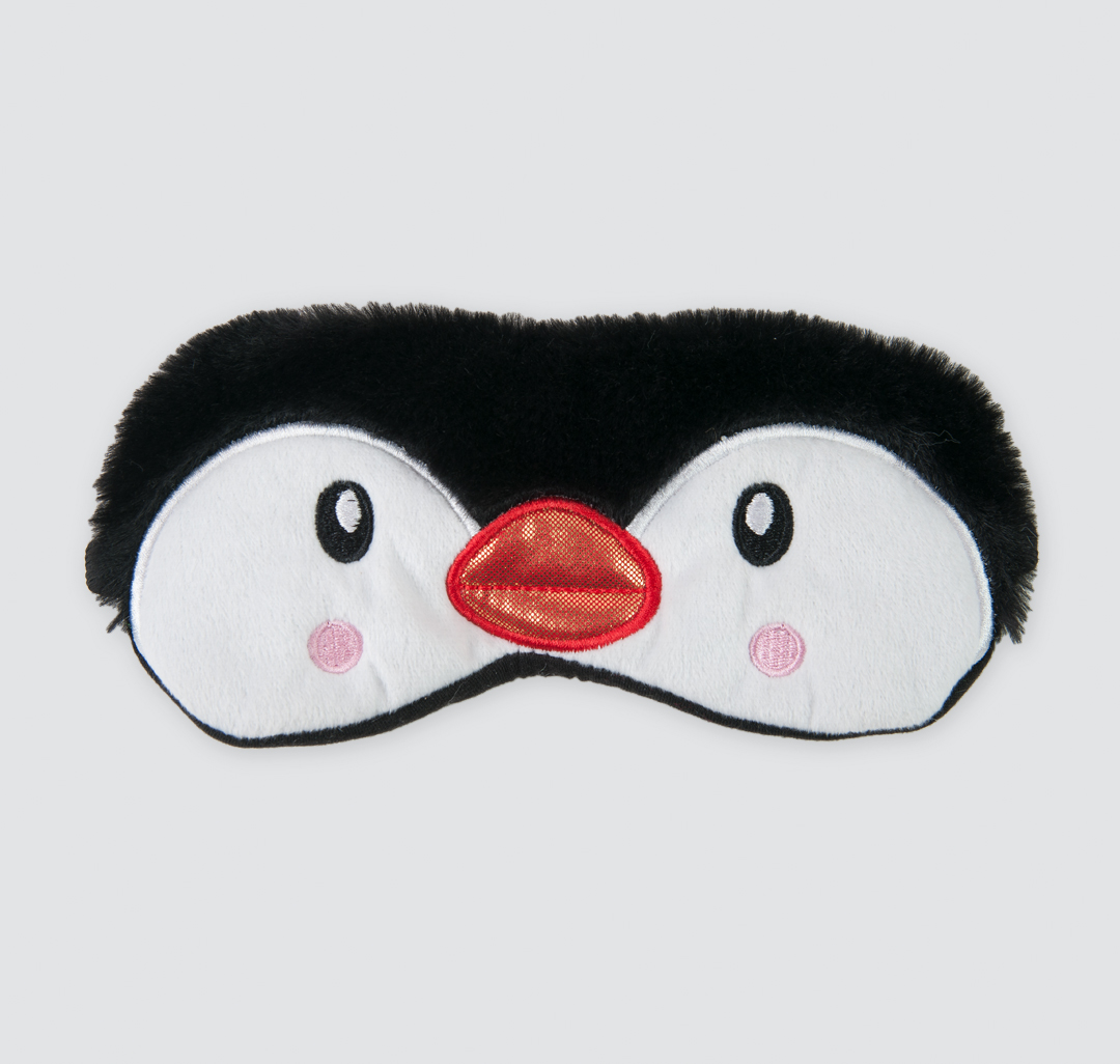 Маска для сна Мармалато, цвет Черный-белый-оранжевый-розовый #1