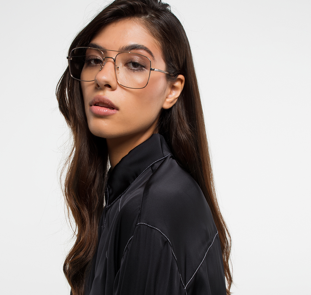 Очки с чехлом Мармалато, цвет Золото-прозрачный #1