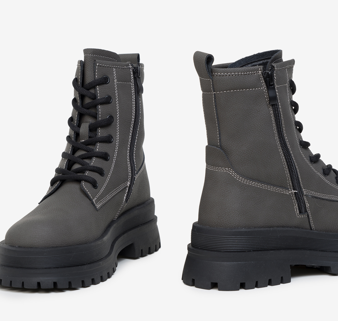 Ботинки Мармалато, цвет Серый-черный #7