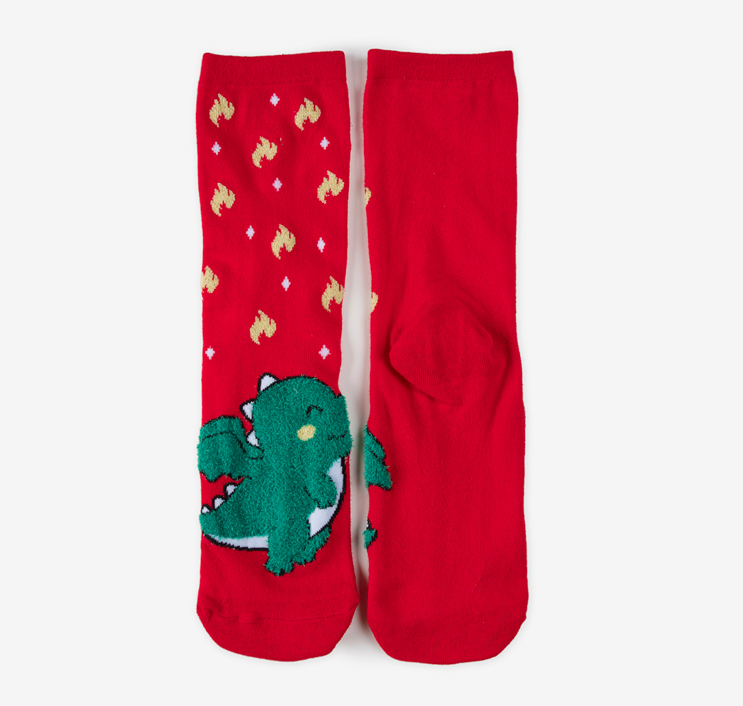 Носки (1 пара) Мармалато, цвет Красный-зеленый-белый #1