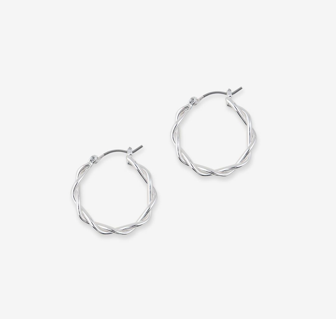 Серьги Мармалато, цвет Белое серебро #1