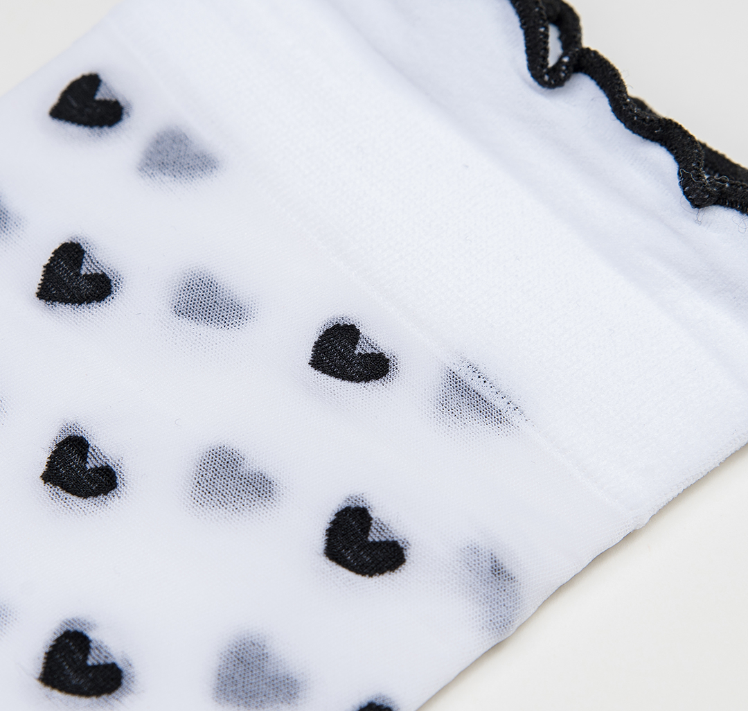 Носки (1 пара) Мармалато, цвет Черный-прозрачный #2