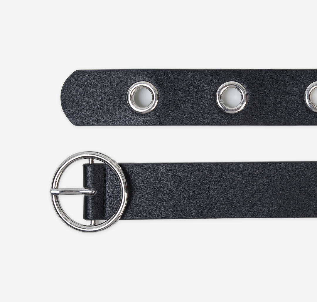 Ремень Мармалато, цвет Черный-серебро #2