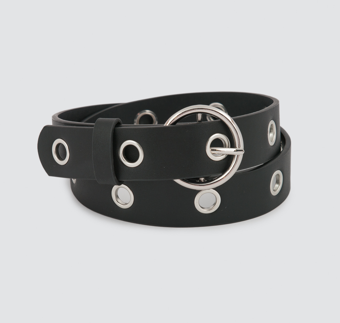 Ремень Мармалато, цвет Черный-серебро #1