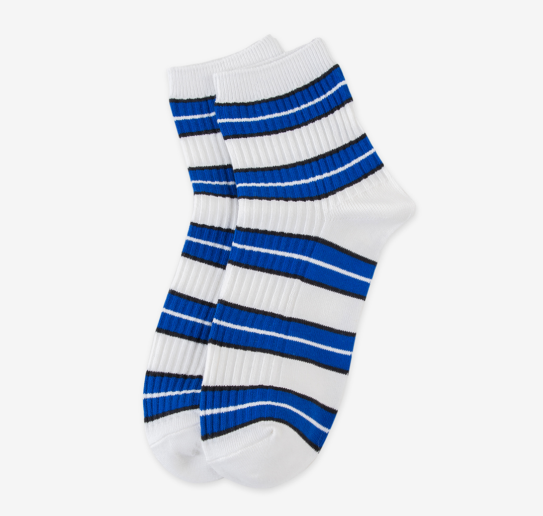 Носки (1 пара) Мармалато, цвет Белый-синий-черный #1