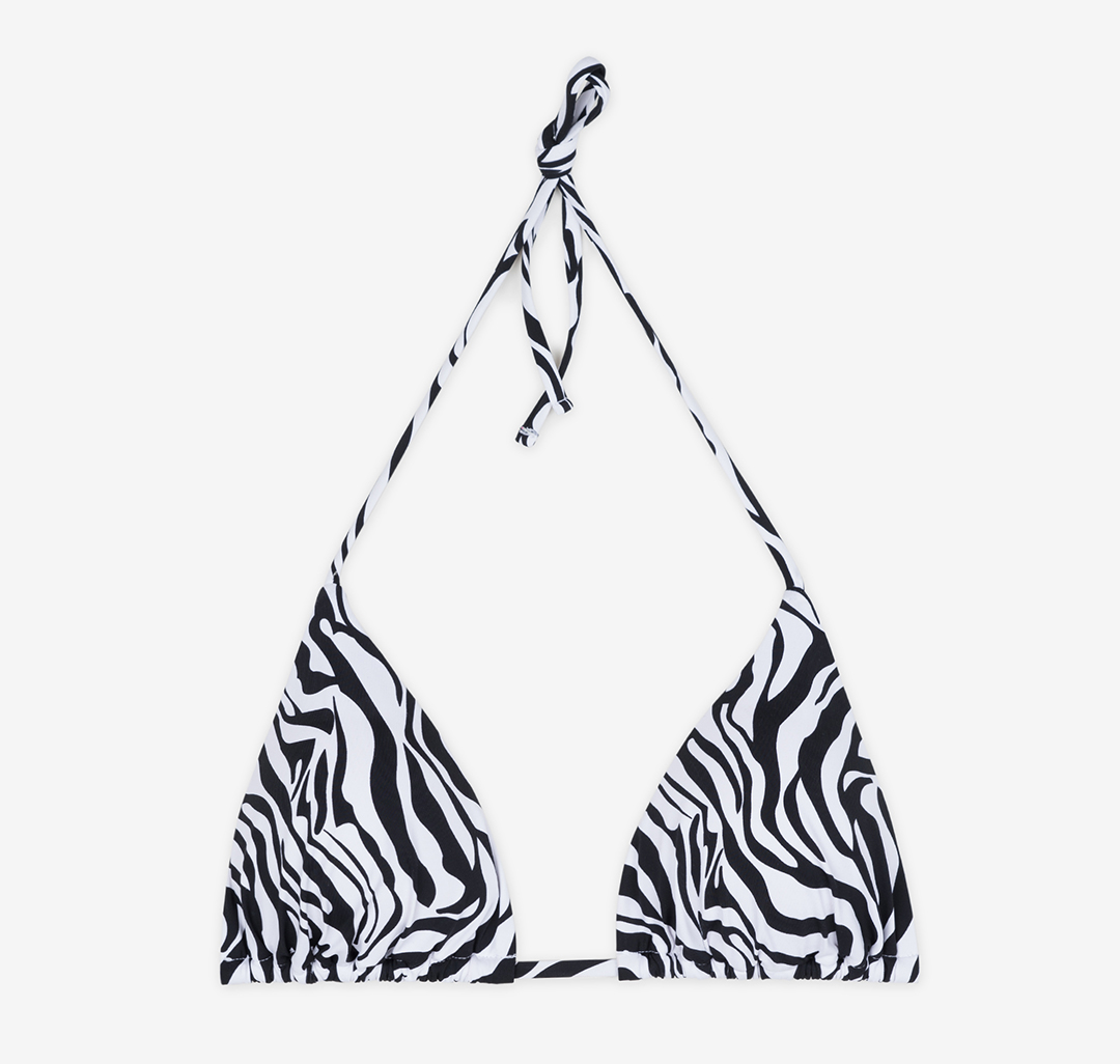 Купальный топ Мармалато, цвет Белый-черный #4