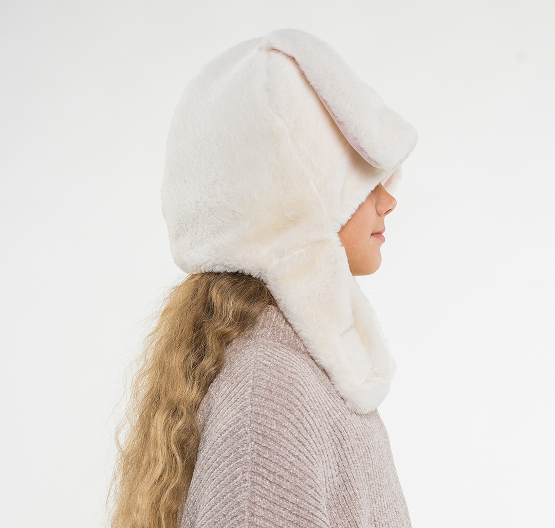 Шапка Мармалато, цвет Белый-розовый-черный #2