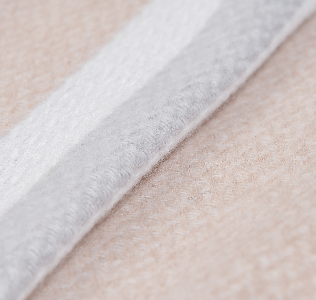 Палантин Мармалато, цвет Бежевый-серый-молочный #5