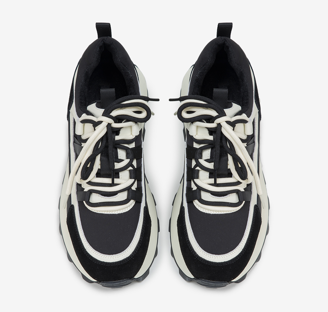 Кроссовки Мармалато, цвет Черный-молочный #4