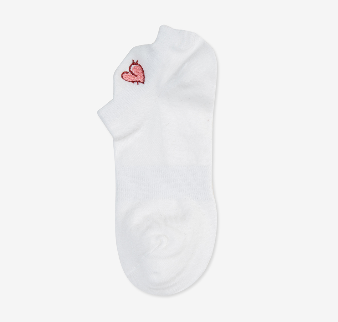 Носки (1 пара) Мармалато, цвет Белый-розовый-красный #1