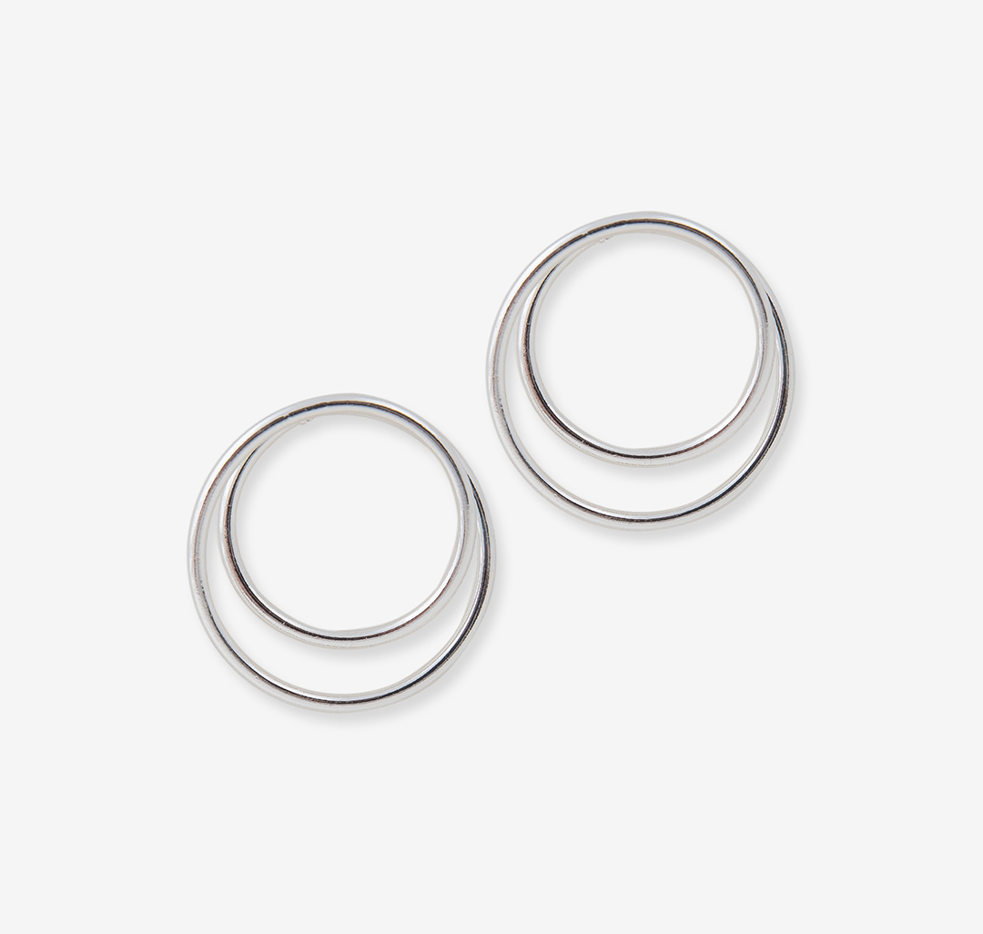 Серьги Мармалато, цвет Белое серебро #1