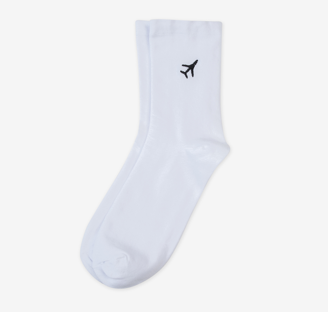 Носки (1 пара) Мармалато, цвет Белый-черный #1