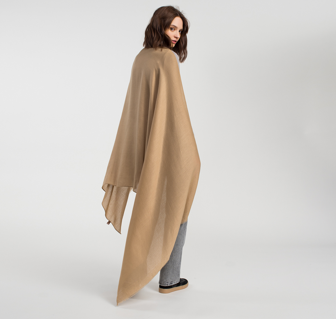 Палантин Мармалато, цвет Бежевый #4