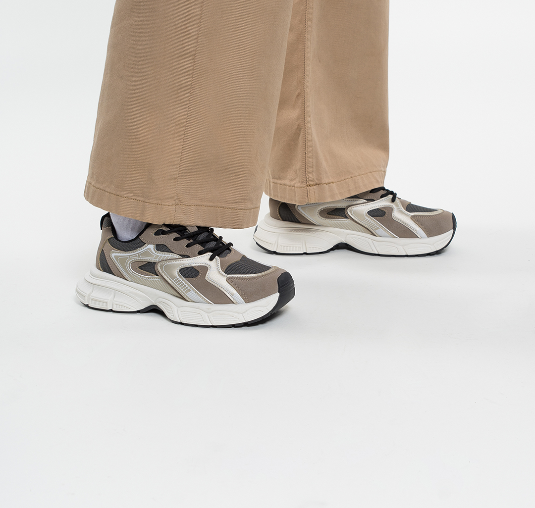 Кроссовки Мармалато, цвет Бежевый-бронзовый-молочный #8