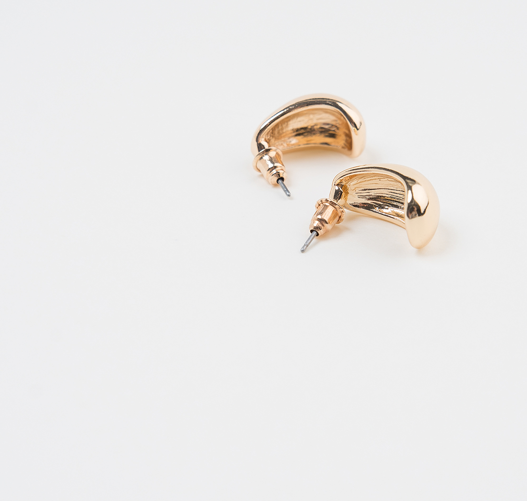 Набор серег (2 пары) Мармалато, цвет Белое серебро-золото-жемчуг #2