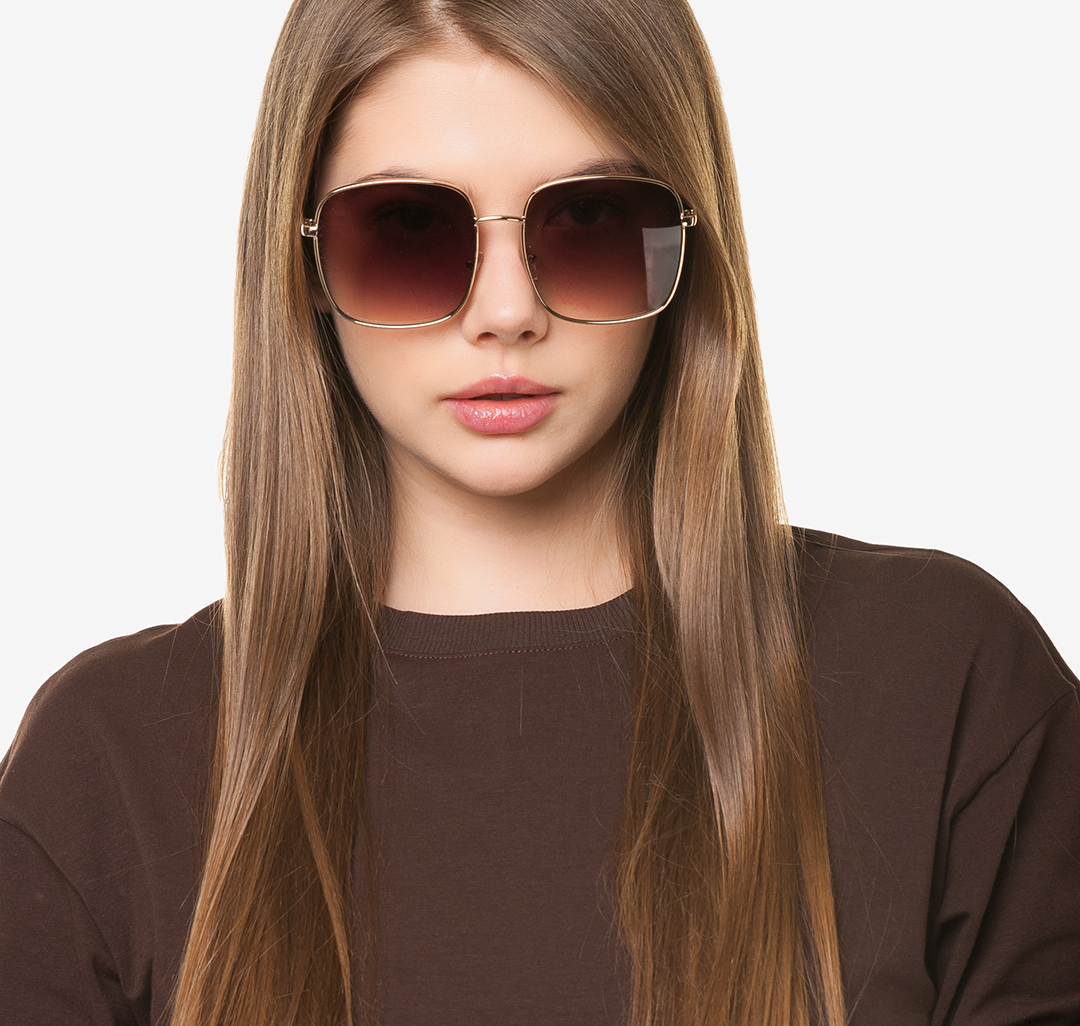 Очки Мармалато, цвет Коричневый-золото #1