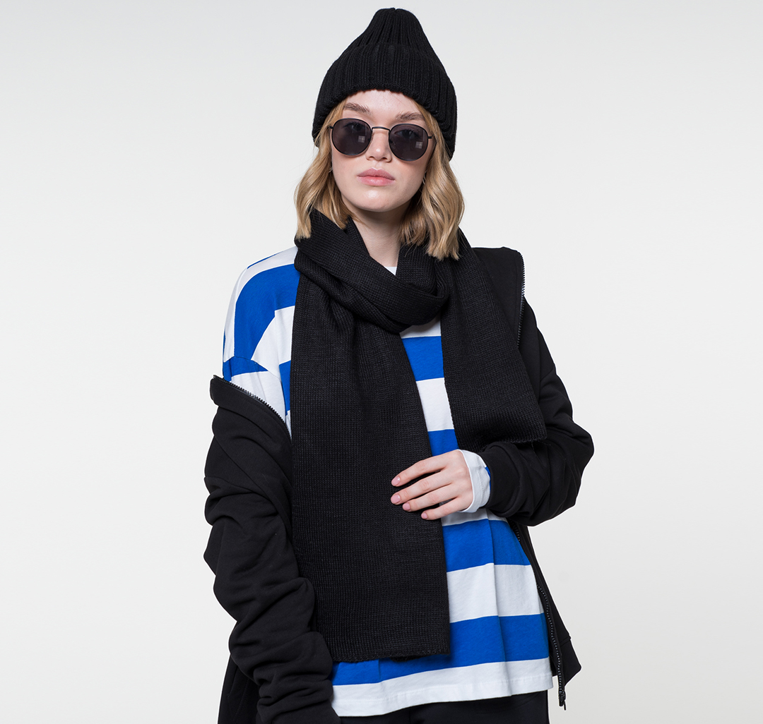 Шарф Мармалато, цвет Черный #1