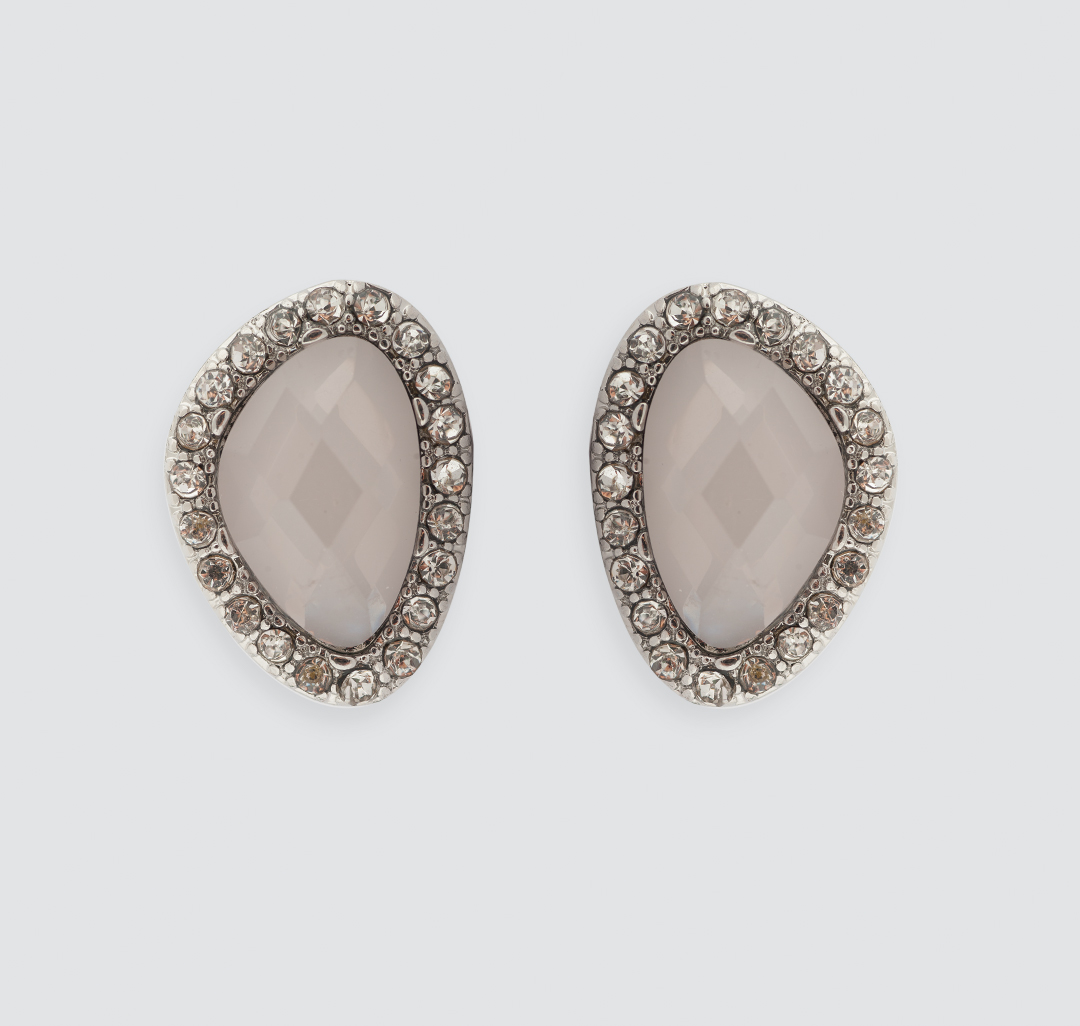 Серьги Мармалато, цвет Серебро-розовый #1