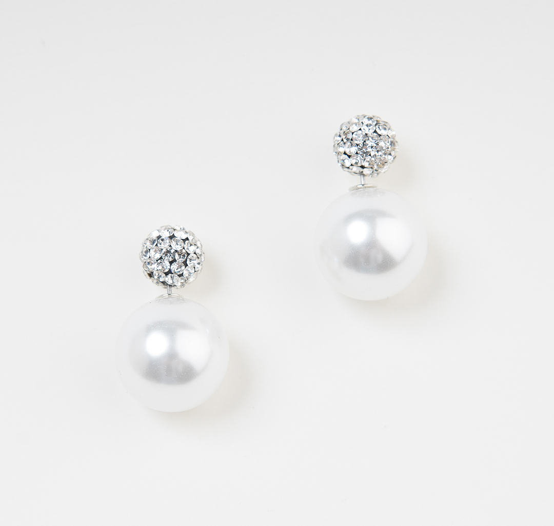 Серьги Мармалато, цвет Жемчуг-прозрачный #1