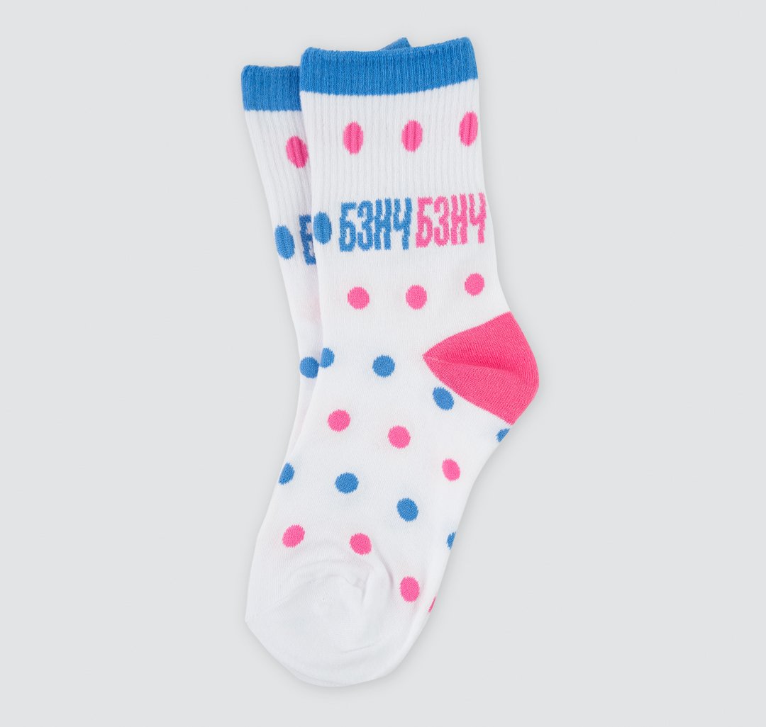 Носки Мармалато, цвет Белый-розовый-голубой #1