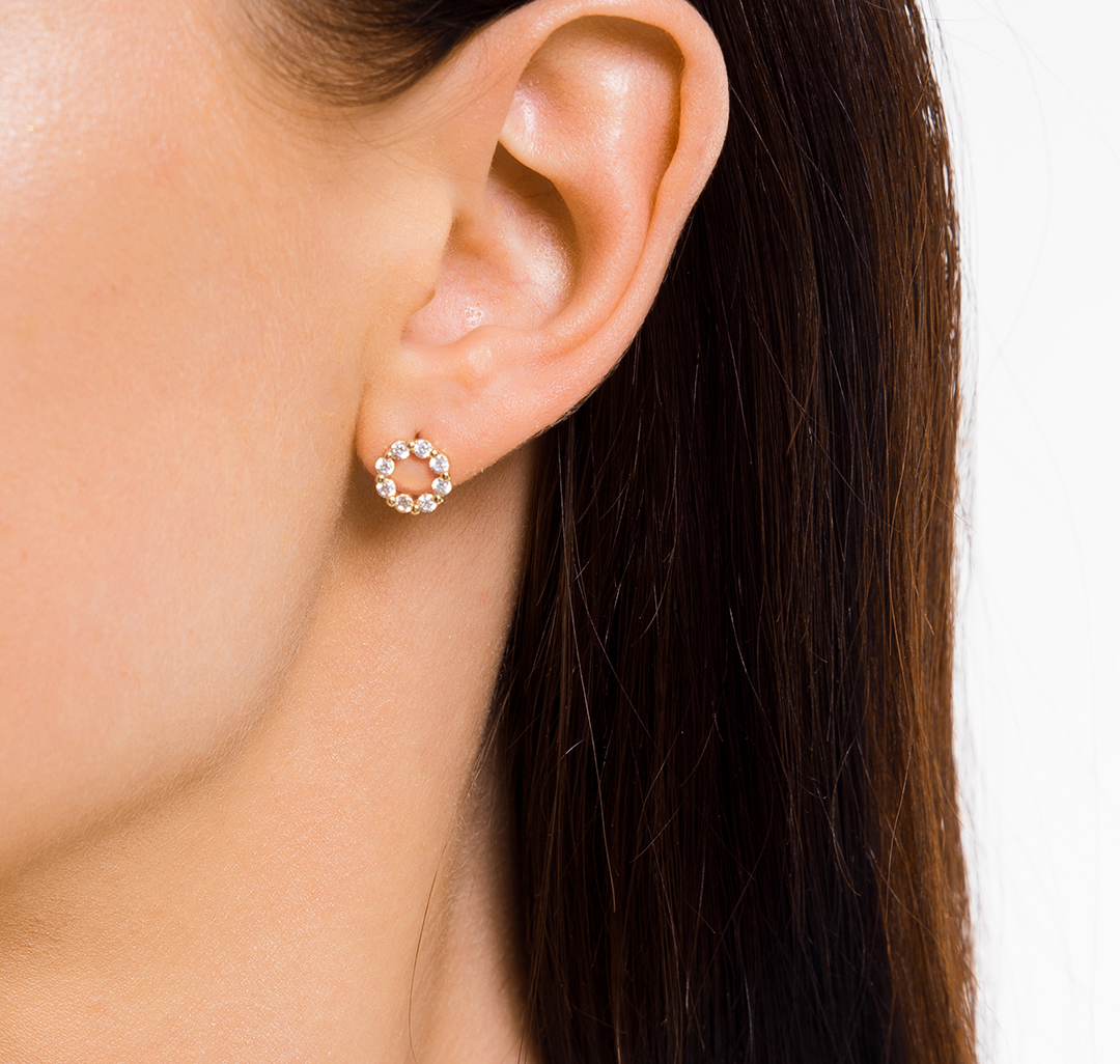 Серьги Мармалато, цвет Золото-прозрачный #2