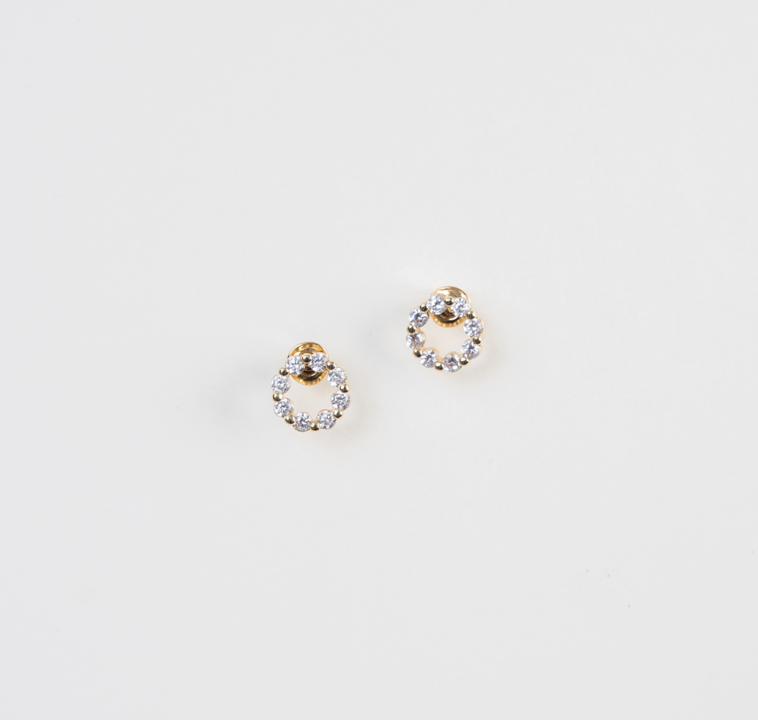 Серьги Мармалато, цвет Золото-прозрачный #1