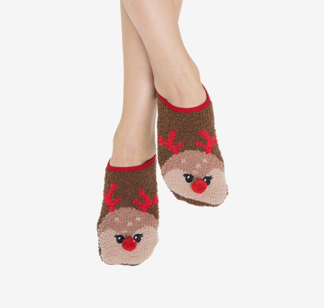 Носки (1 пара) Мармалато, цвет Коричневый-бежевый-красный #3