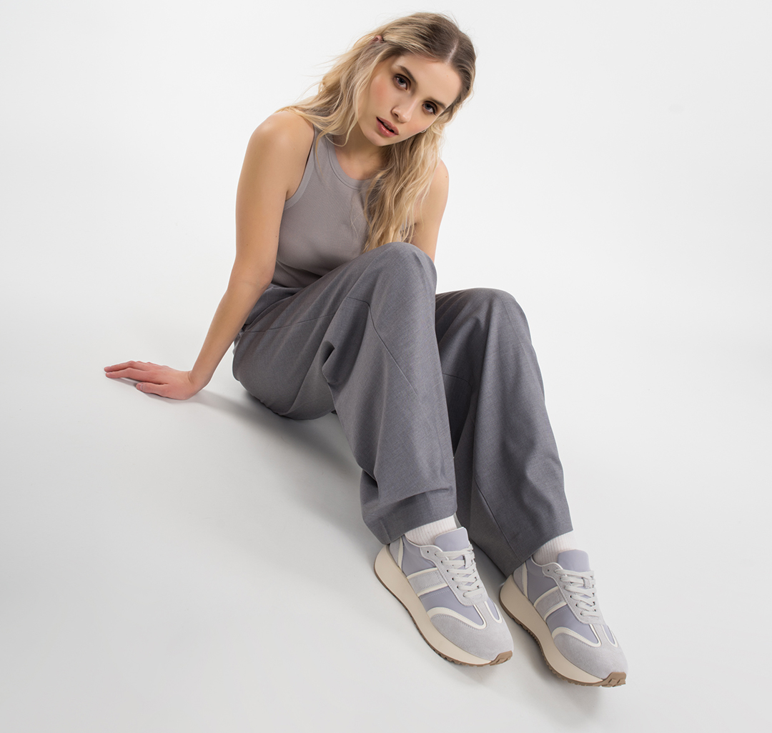 Кроссовки Мармалато, цвет Серый-голубой-молочный #9