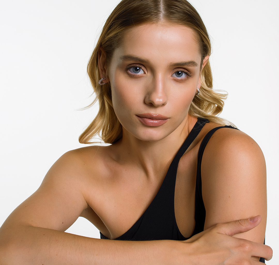 Серьги Мармалато, цвет Белое серебро-прозрачный #3