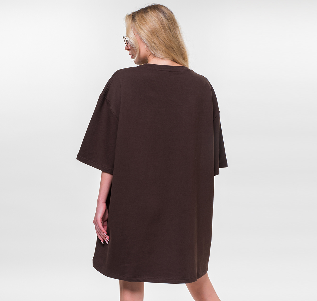 Платье-футболка Мармалато, цвет Шоколадный #4