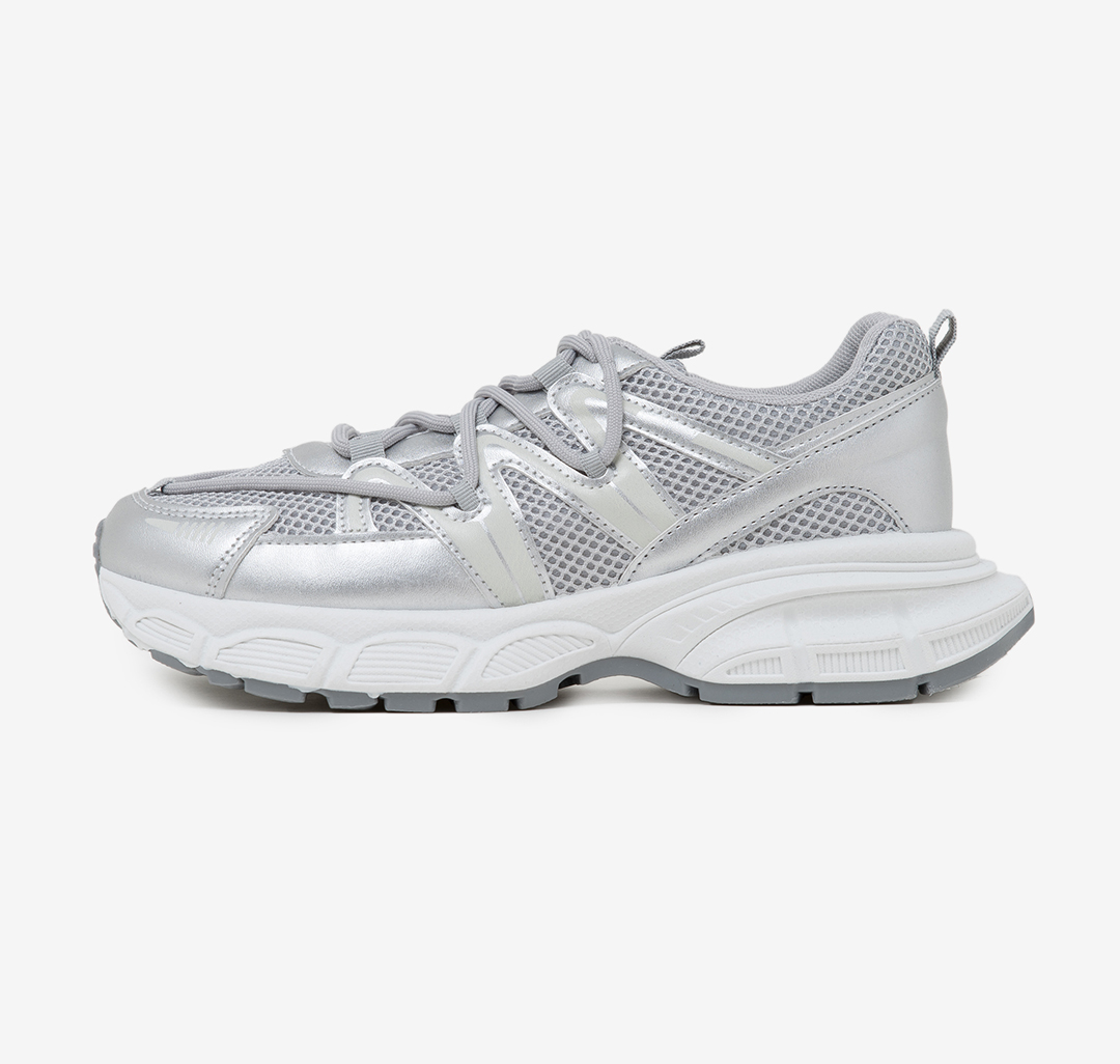 Кроссовки Мармалато, цвет Серебряный-молочный #1