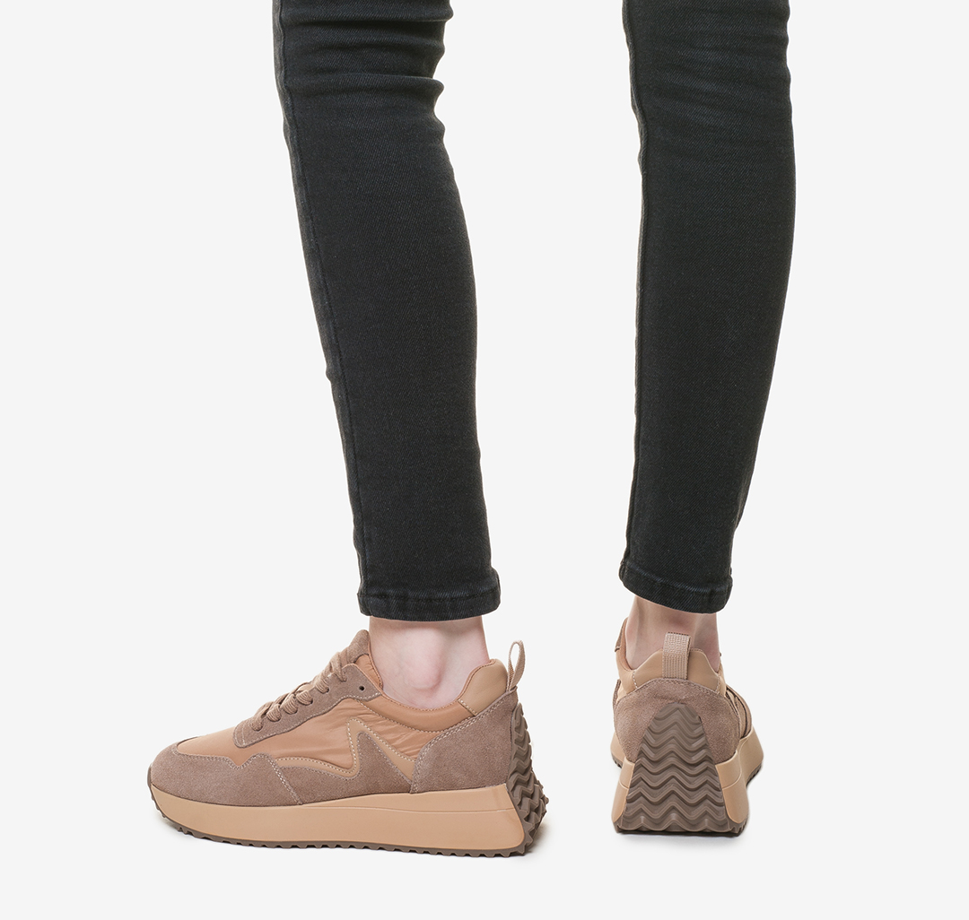 Кроссовки Мармалато, цвет Бежевый-темно-бежевый #5