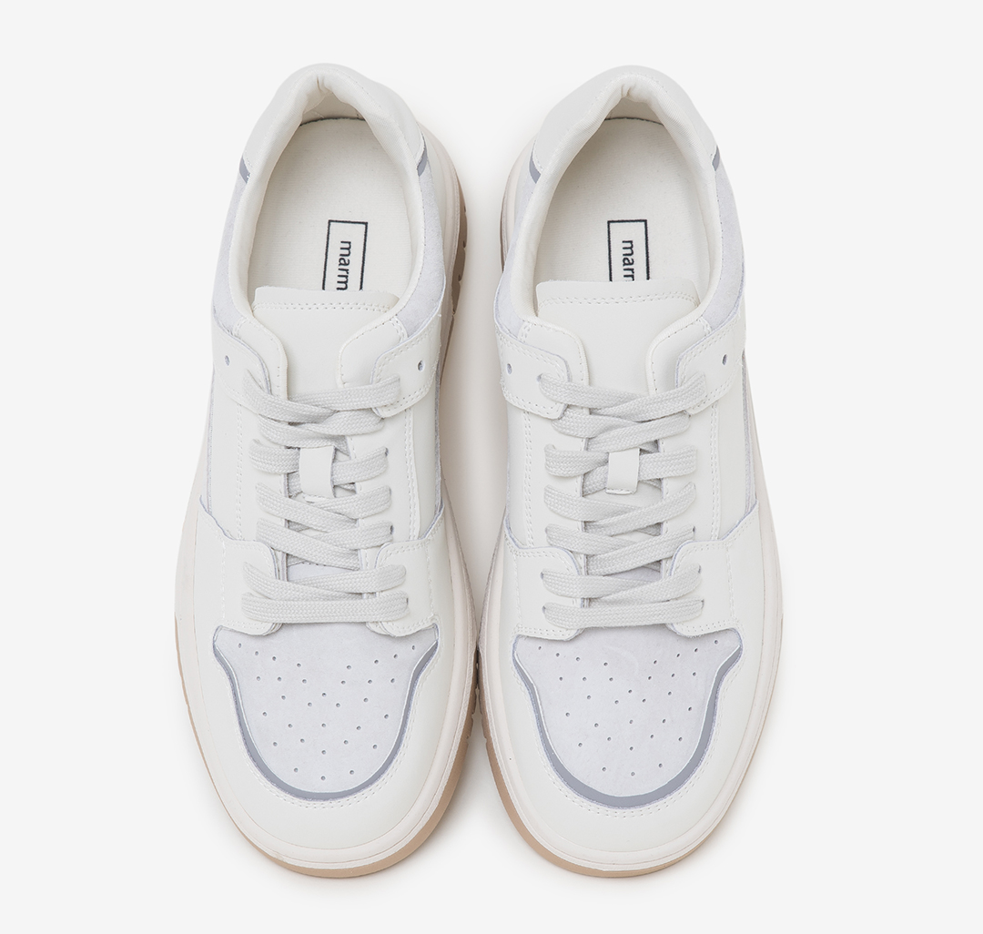 Кеды Мармалато, цвет Молочный-серый #4