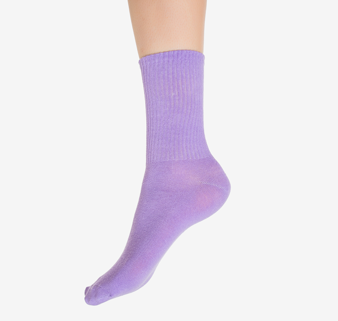 Носки (2 пары) Мармалато, цвет Белый-лиловый-розовый #3