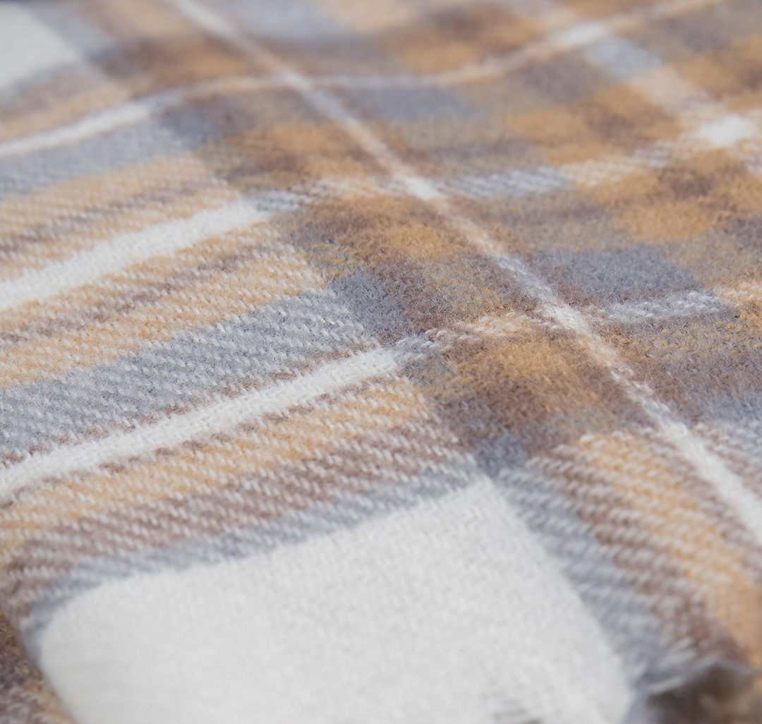 Палантин Мармалато, цвет Молочный-серый-бежевый #6