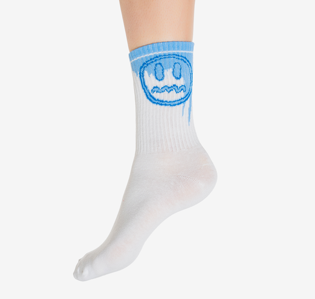 Носки (2 пары) Мармалато, цвет Белый-голубой #2