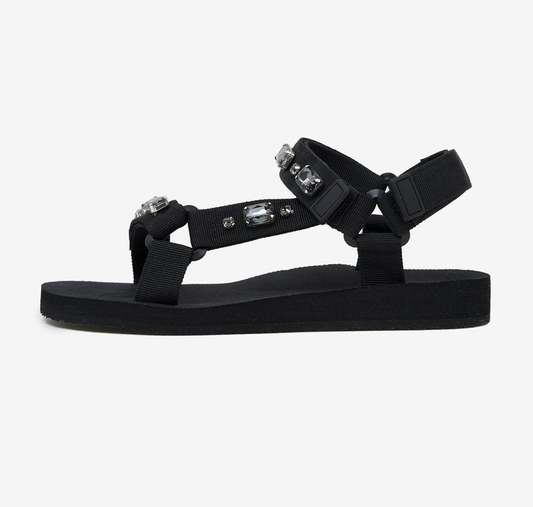 Босоножки Мармалато, цвет Черный-серебряный #1