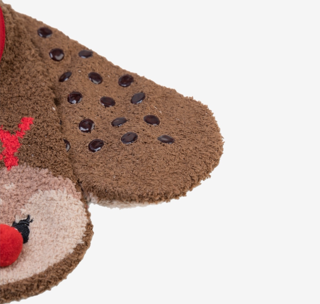 Носки (1 пара) Мармалато, цвет Коричневый-бежевый-красный #2