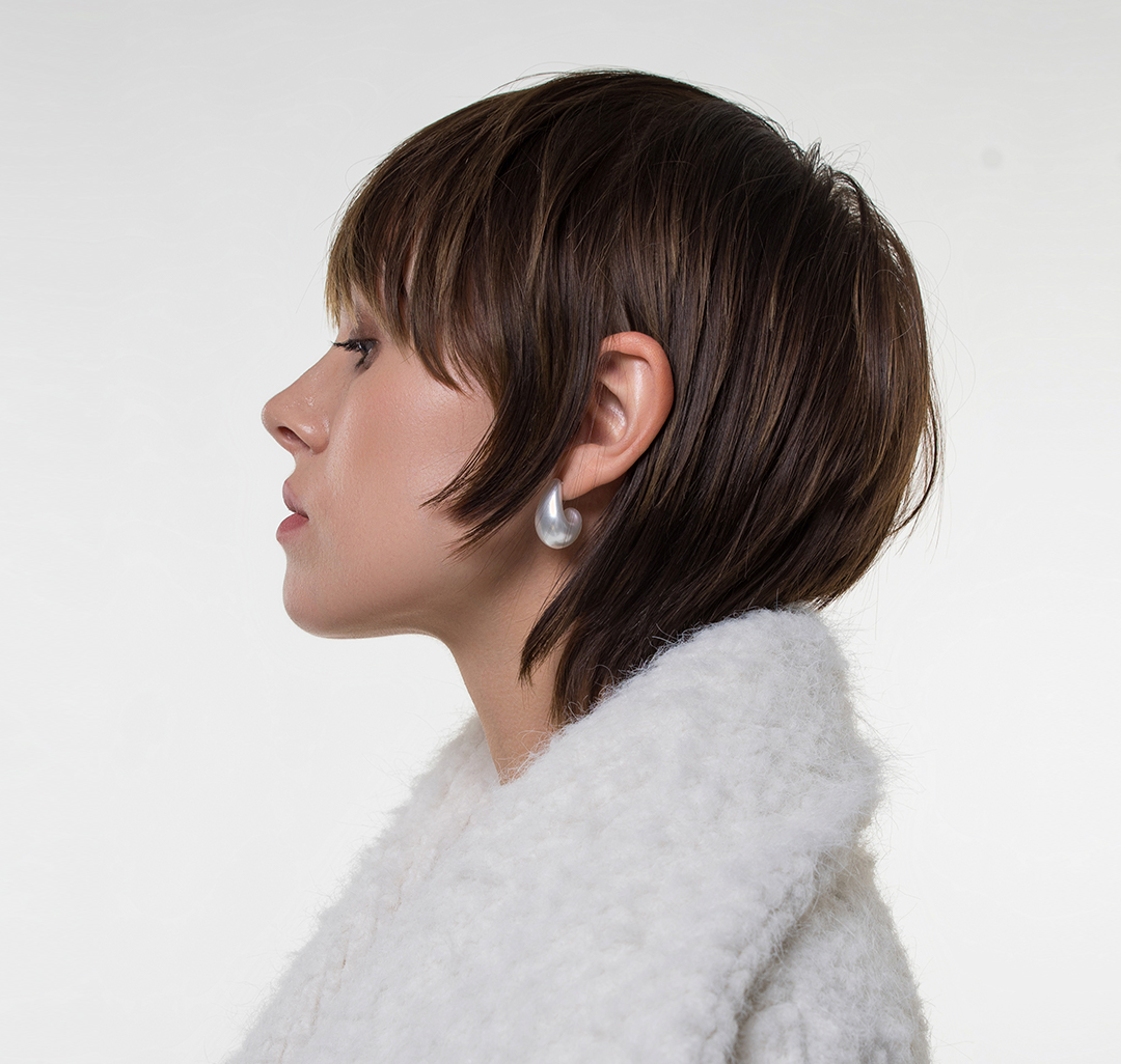 Серьги Мармалато, цвет Жемчуг #4